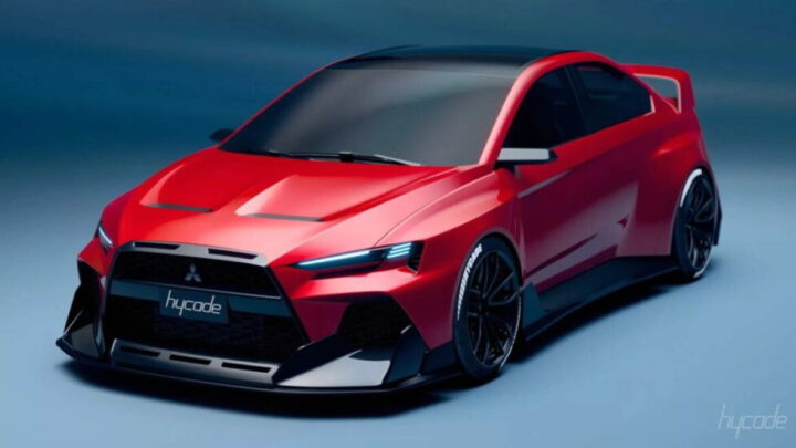 На рендерах показали седан Mitsubishi Lancer Evolution 11-го поколения
